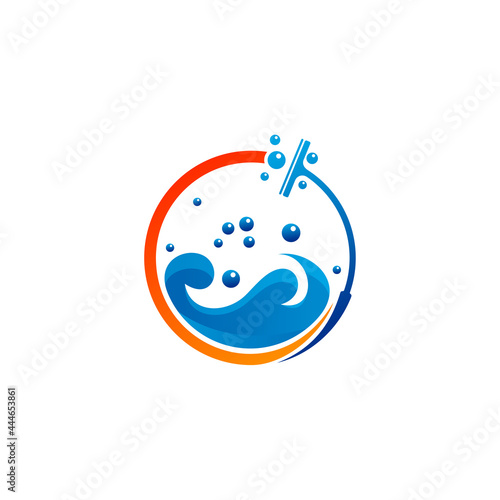 Water Drop Clean logo vector template, Creative Clean logo design concepts