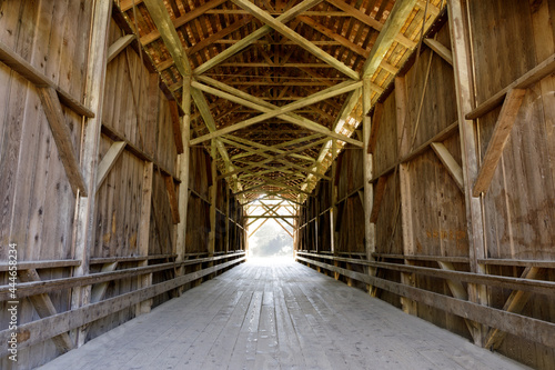 Wallpaper Mural Felton Covered Bridge Crossing the San Lorenzo River. Felton, Santa Cruz County, California. Torontodigital.ca