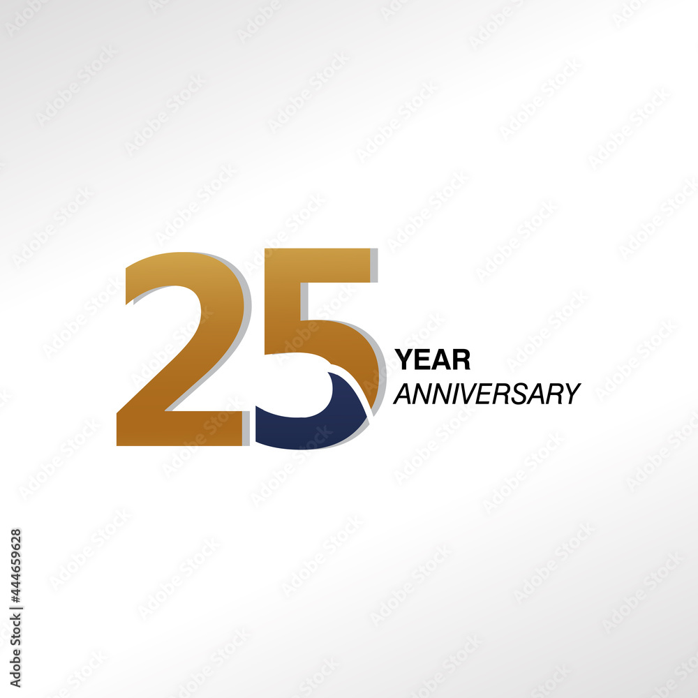 25 Year Anniversary Logo Vector Template Design Illustration 25 Year Anniversary Logo Vector Template Design Illustration