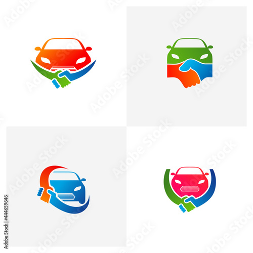 Set of Deal Car logo vector template, Creative Car logo design concepts