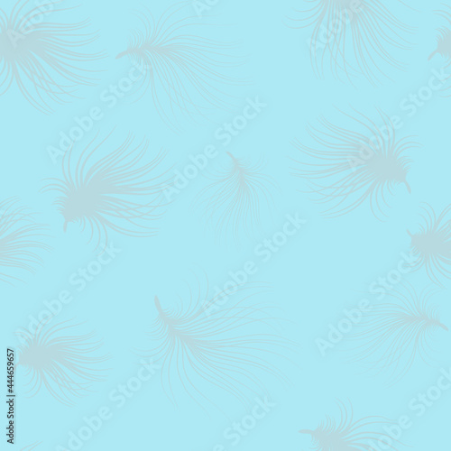 abstract Pattern with feathers illustration © tinkerfrost