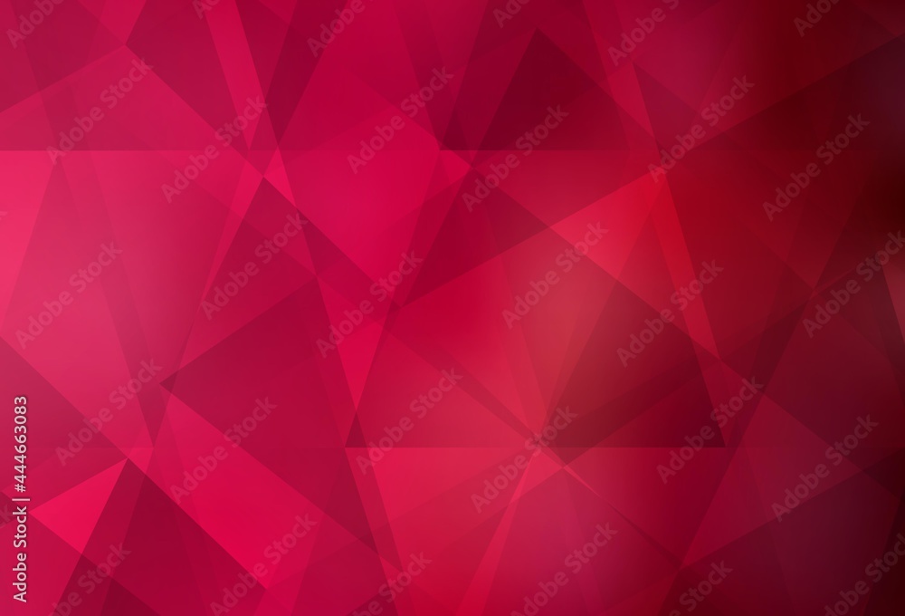 Light Red vector polygon abstract background. Light Red vector polygon abstract background.