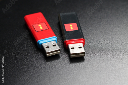 A USB drive with protective software