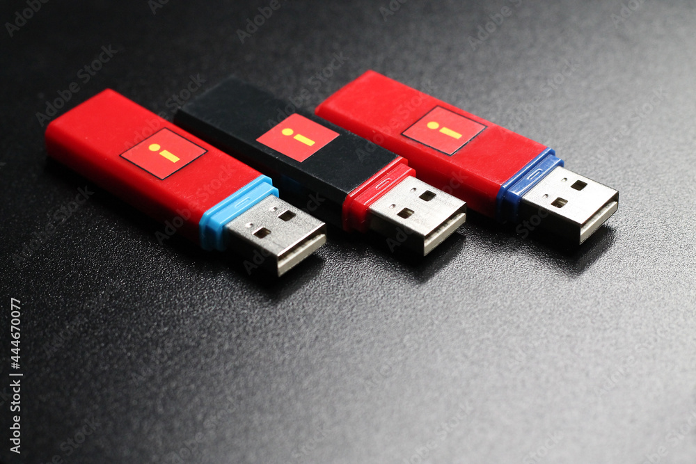 Fototapeta premium A USB drive with protective software