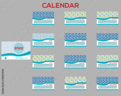 set of calendar 2022