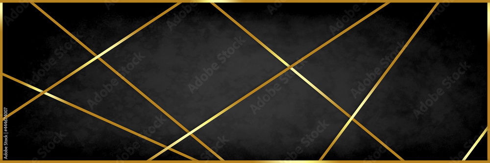 Abstract black background texture with gold design element, fancy elegant gold and black geometric pattern, black vintage chalkboard illustration with metal gold stripe decoration in angle grid design Abstract black background texture with gold design element, fancy elegant gold and black geometric pattern, black vintage chalkboard illustration with metal gold stripe decoration in angle grid design