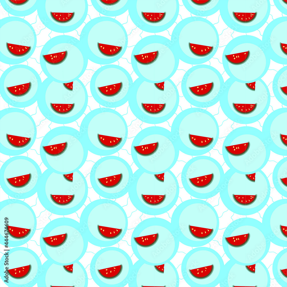 Watermelons. Fruit, food, sweet watermelon slices. Backgrounds are not seamless for scrapbooking, needlework and printing on all types of clothing and fabric. To decorate the menu in restaurants,cafes Watermelons. Fruit, food, sweet watermelon slices. Backgrounds are not seamless for scrapbooking, needlework and printing on all types of clothing and fabric. To decorate the menu in restaurants,cafes