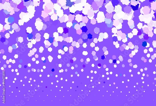 Light Purple, Pink vector pattern with random forms.