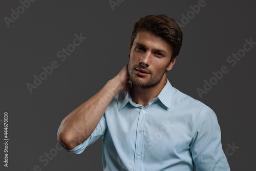 Portrait of confident and thoughtful business man