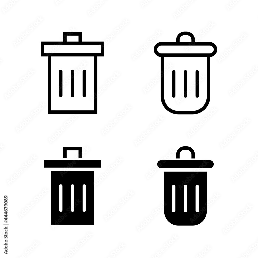Trash can icon Trash can icon