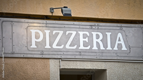 Foto pancarte pizzeria