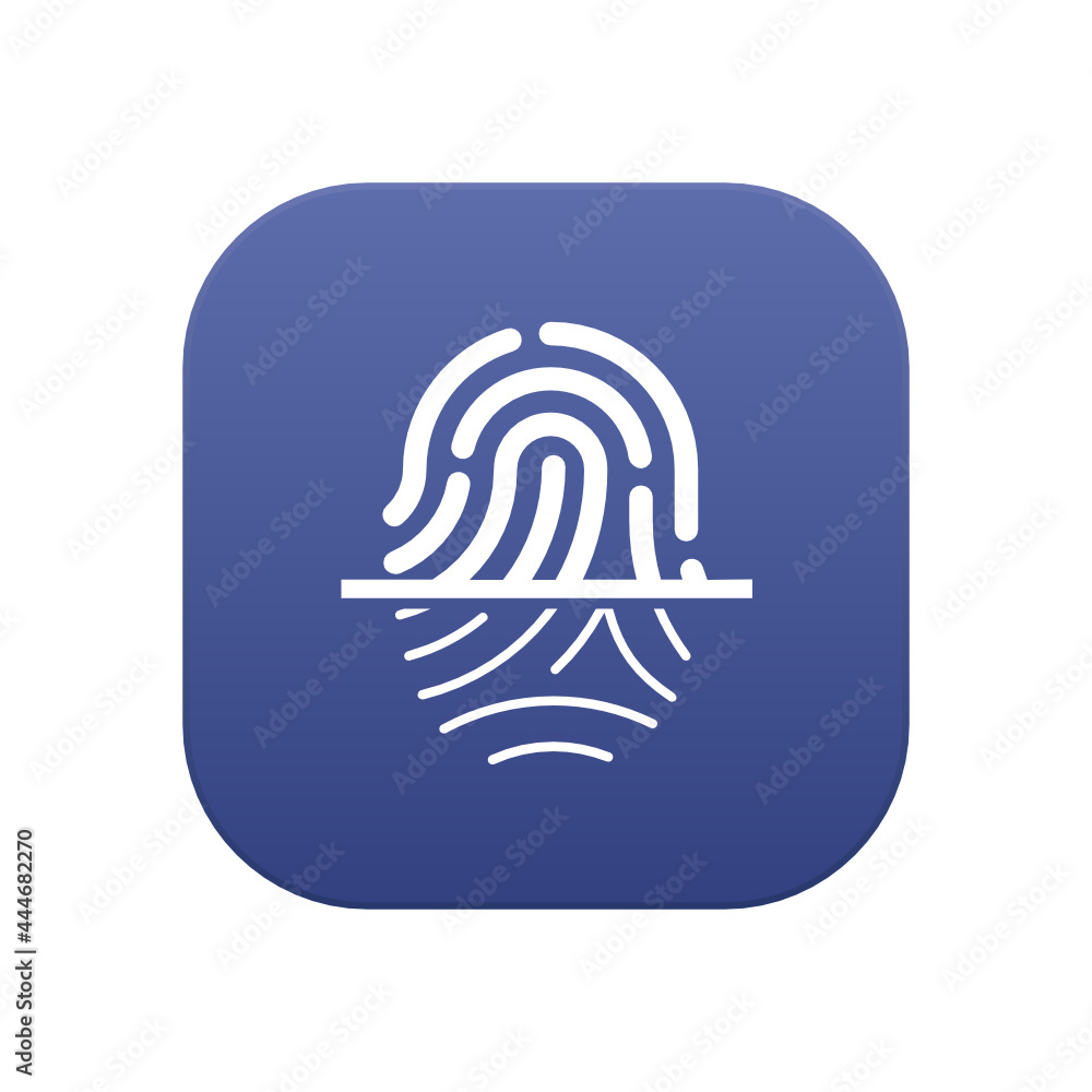 Scan Fingerprint - Sticker Scan Fingerprint - Sticker