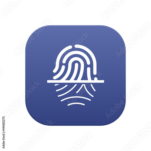 Scan Fingerprint - Sticker