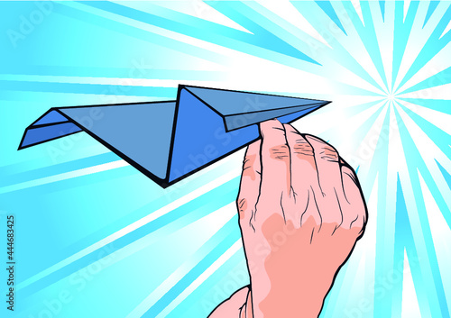 Metáfora de enviar un correo o comunicado