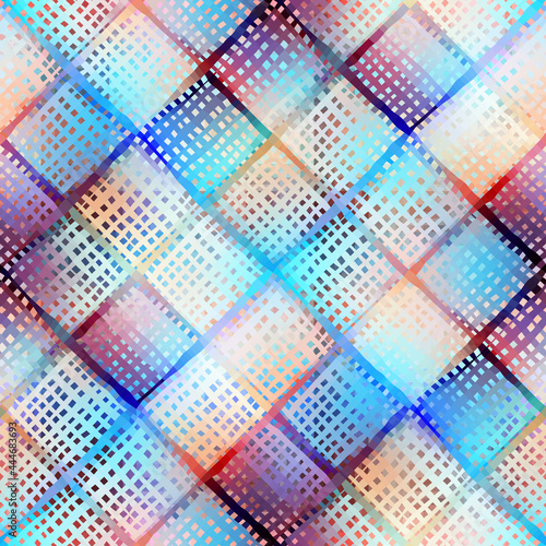 Imitation of a texture of rough canvas. Seamless pattern.