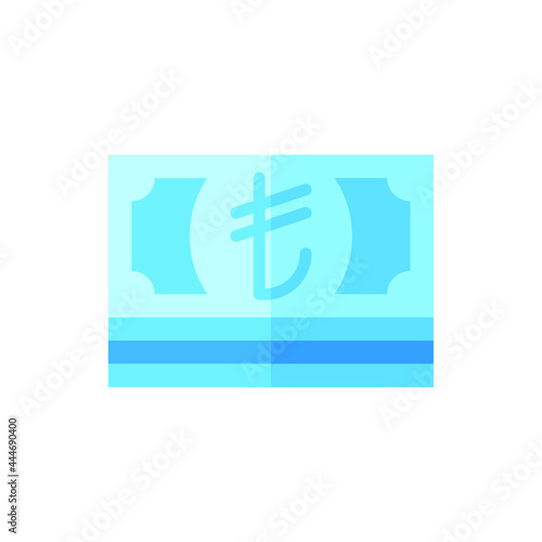 Turkish Lira Flat Icon Logo Illustration Vector Isolated. Money, Bank, and Banknote Icon-Set. Suitable for Web Design, Logo, App, and Upscale Your Business.
