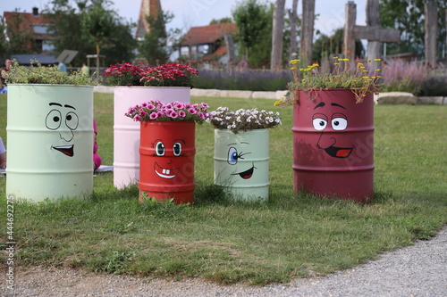 Schöne Gartendekoration