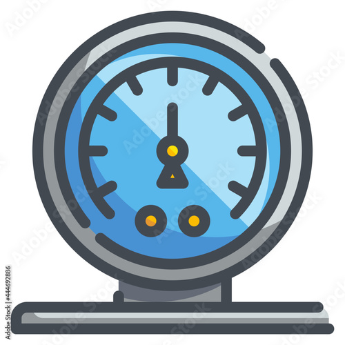 barometer line icon