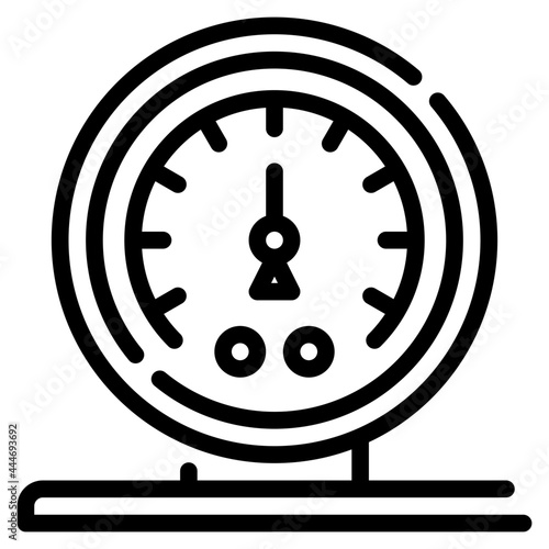 barometer line icon