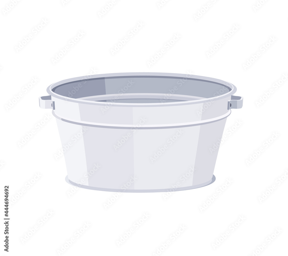 Basin. Metal water tank. Vector illustration. Basin. Metal water tank. Vector illustration.