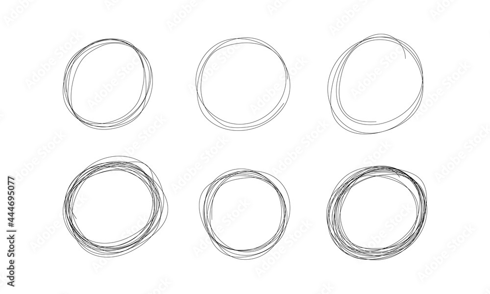 Highlight circle scribble frame - ink pen scrawl border for emphasis and highlighting text or important objects. Highlight circle scribble frame - ink pen scrawl border for emphasis and highlighting text or important objects.