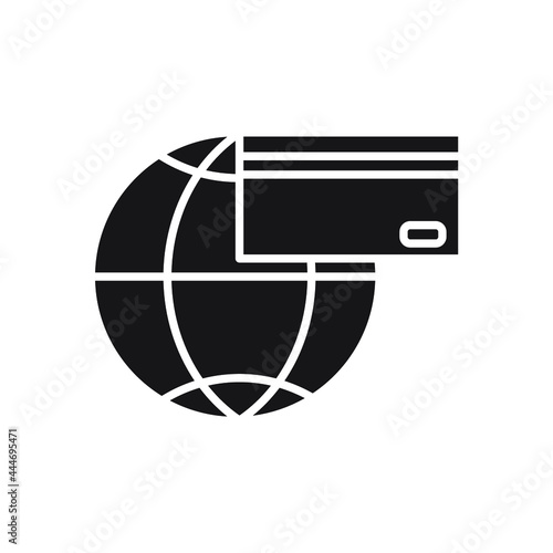 credit card icons symbol vector elements for infographic web