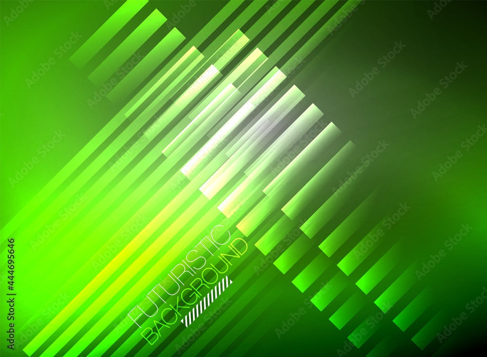 Bright neon color techno abstract background, shiny glowing neon lines in the dark background Bright neon color techno abstract background, shiny glowing neon lines in the dark background