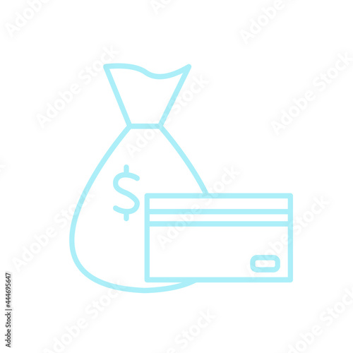 credit card icons symbol vector elements for infographic web