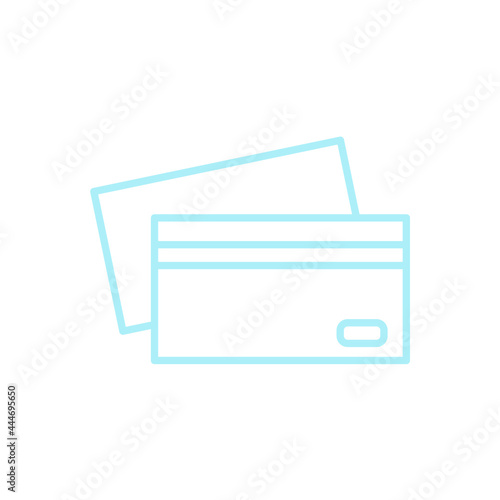 credit card icons symbol vector elements for infographic web