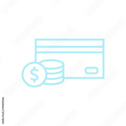 credit card icons symbol vector elements for infographic web