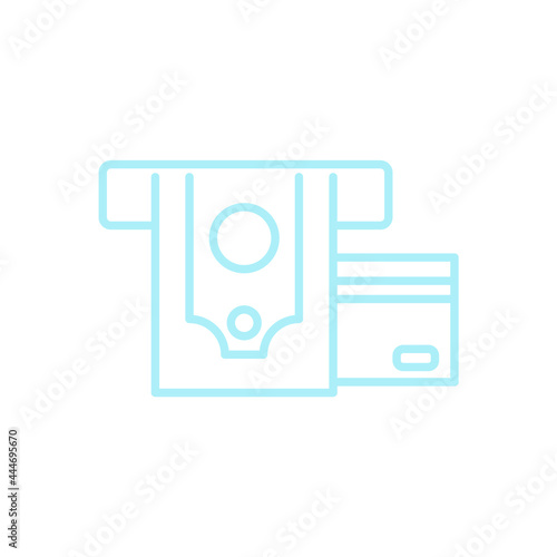 credit card icons symbol vector elements for infographic web