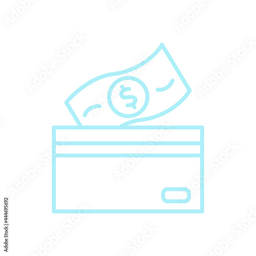 credit card icons symbol vector elements for infographic web