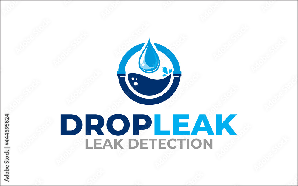 Illustration graphic vector of water leak detection service Logo Design template-10 Illustration graphic vector of water leak detection service Logo Design template-10