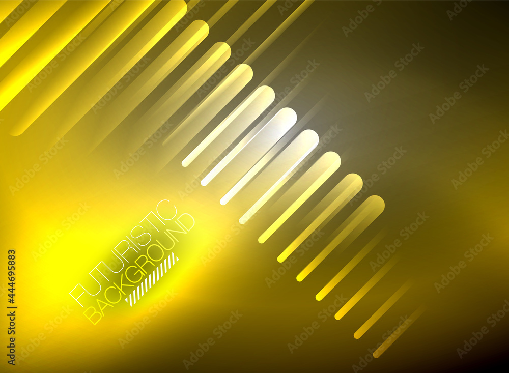 Bright neon color techno abstract background, shiny glowing neon lines in the dark background Bright neon color techno abstract background, shiny glowing neon lines in the dark background
