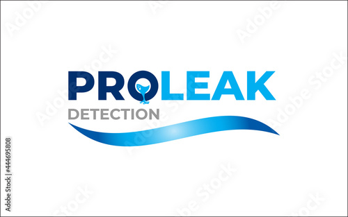 Illustration graphic vector of water leak detection service Logo Design template-10