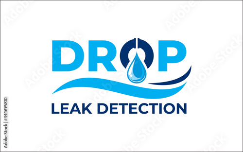Illustration graphic vector of water leak detection service Logo Design template-10