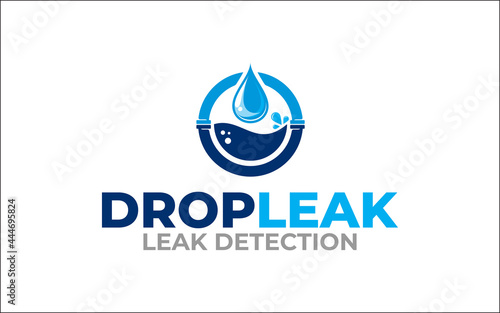 Illustration graphic vector of water leak detection service Logo Design template-10