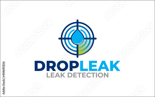 Illustration graphic vector of water leak detection service Logo Design template-10