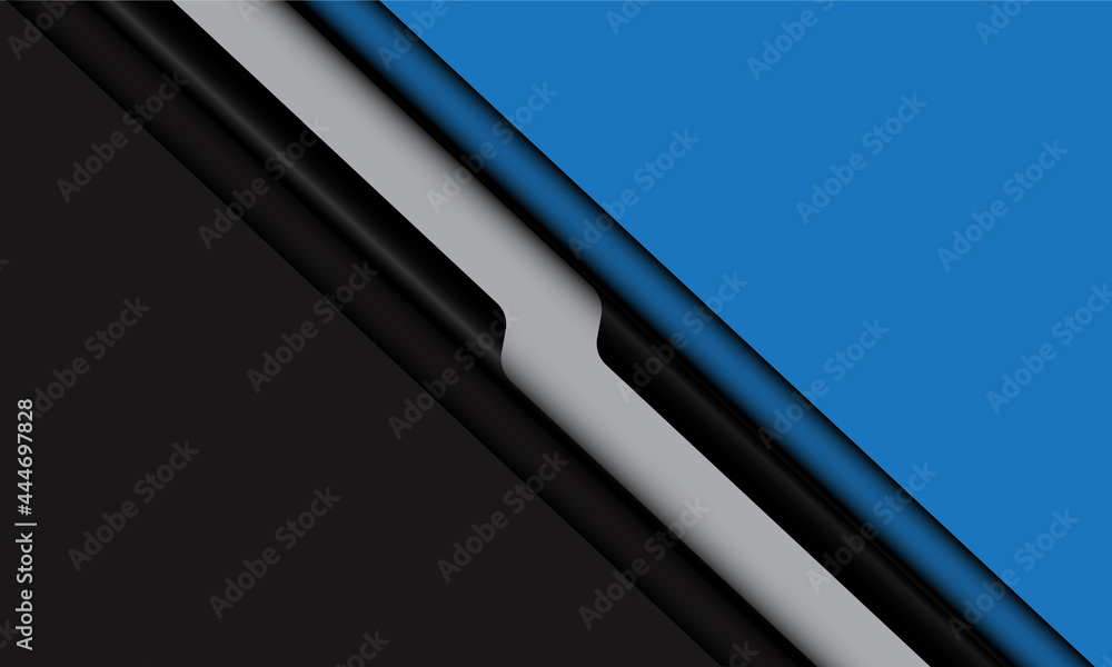 Abstract blue black grey line shadow slash design modern futuristic background vector illustration. Abstract blue black grey line shadow slash design modern futuristic background vector illustration.