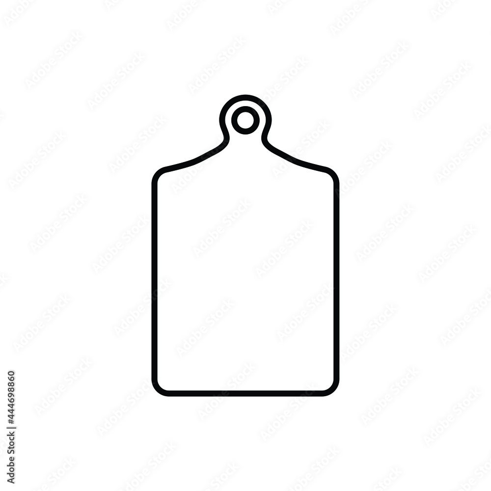 cutting board vector icon. Cooking symbol cutting board vector icon. Cooking symbol