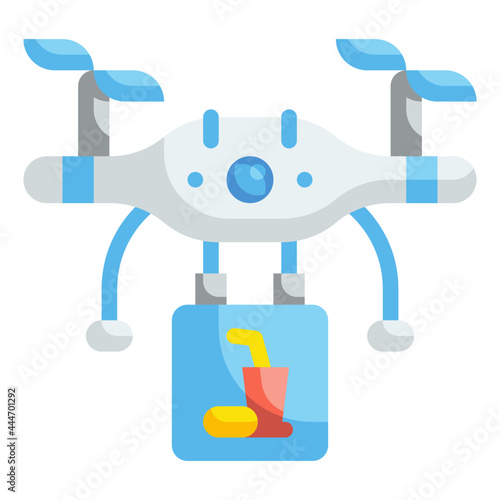 drone flat icon