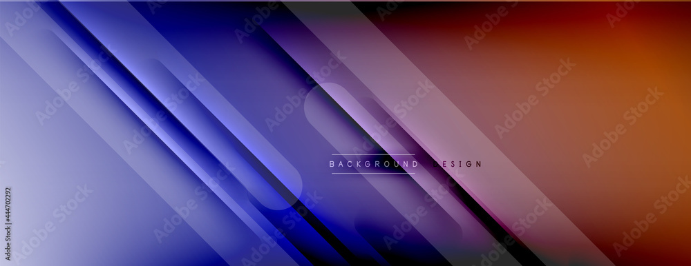 Abstract background - lines composition created with lights and shadows. Technology or business digital template. Trendy simple fluid color gradient abstract background with dynamic Abstract background - lines composition created with lights and shadows. Technology or business digital template. Trendy simple fluid color gradient abstract background with dynamic