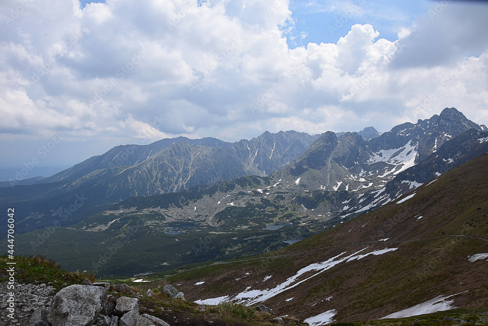 Tatry mountains in the south of Poland in summer