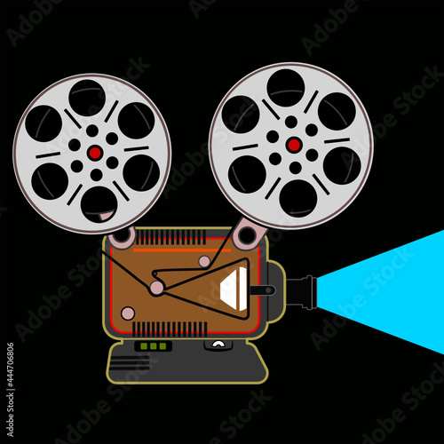 vintage movie projector