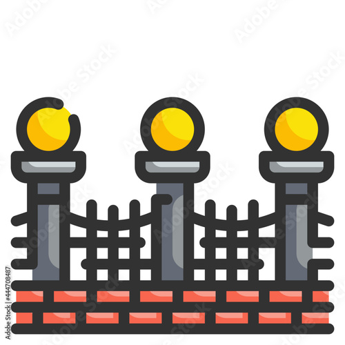 fence line icon