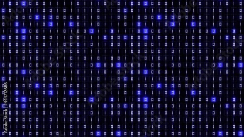 Digital background with changing numbers