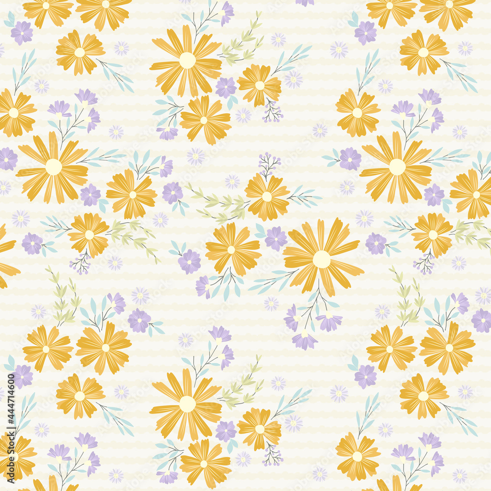 Yellow Flowers and Summer Garden Yellow Flowers and Summer Garden
