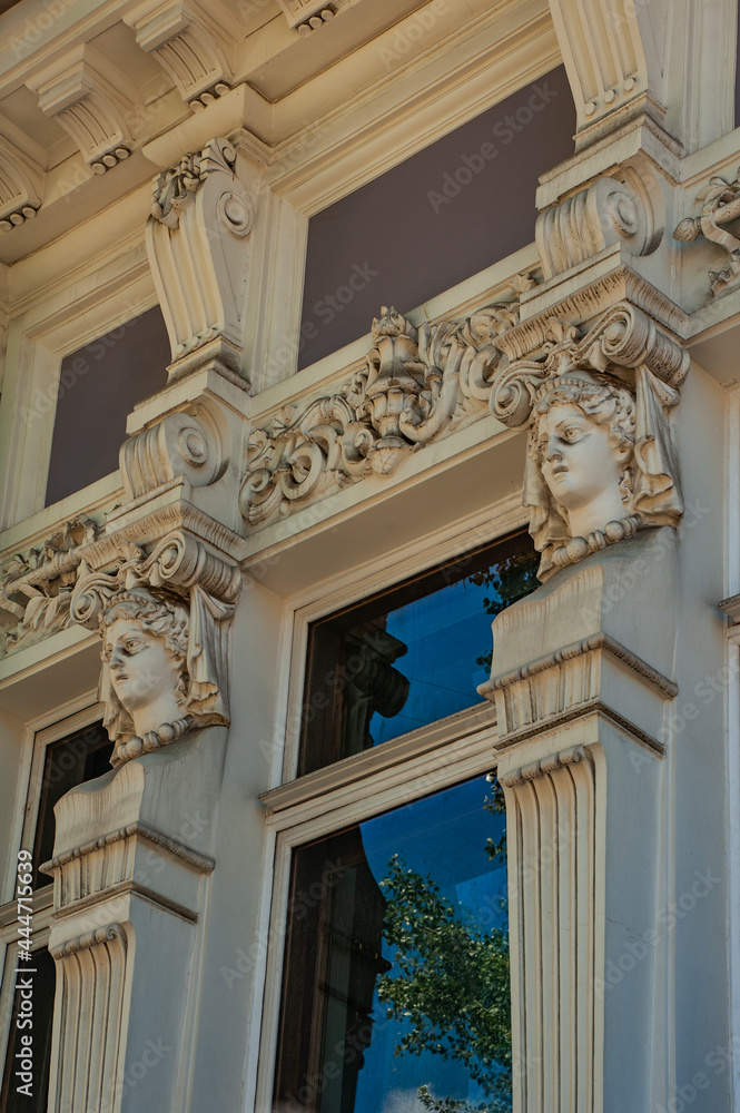 Fototapeta premium The city estate of merchant Trifon Korobkov and his wife was created from 1866 to 1899 in the style of Art Nouveau. A prominent representative of this style in Moscow was the architect Lev Kekushev