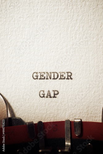 Gender gap concept