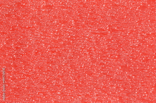 Red bubble surface.